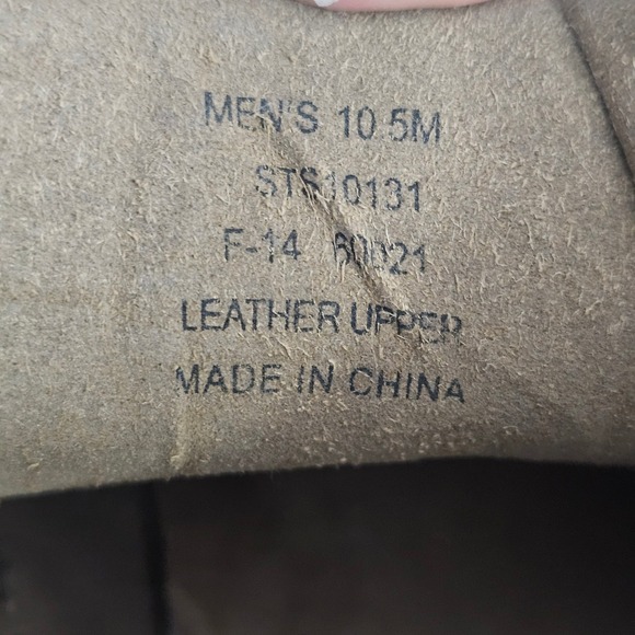 Sperry Top-Sider Bayside Brown Leather Suede Chukka Boots Men's 10.5 STS10131 - Picture 8 of 9